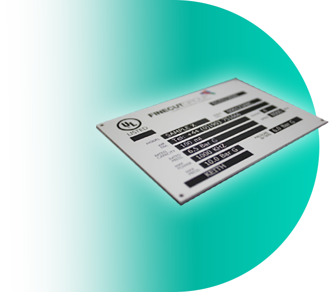 nameplates - placas de identificación - procesos